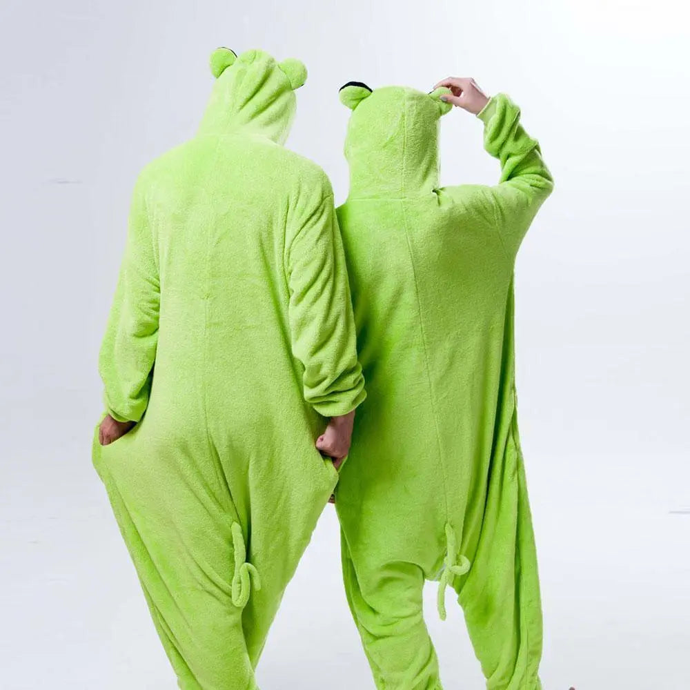 Onesies Hoodie Green Pig Pajamas Animal Costume Kigurumi - Pajamasbuy