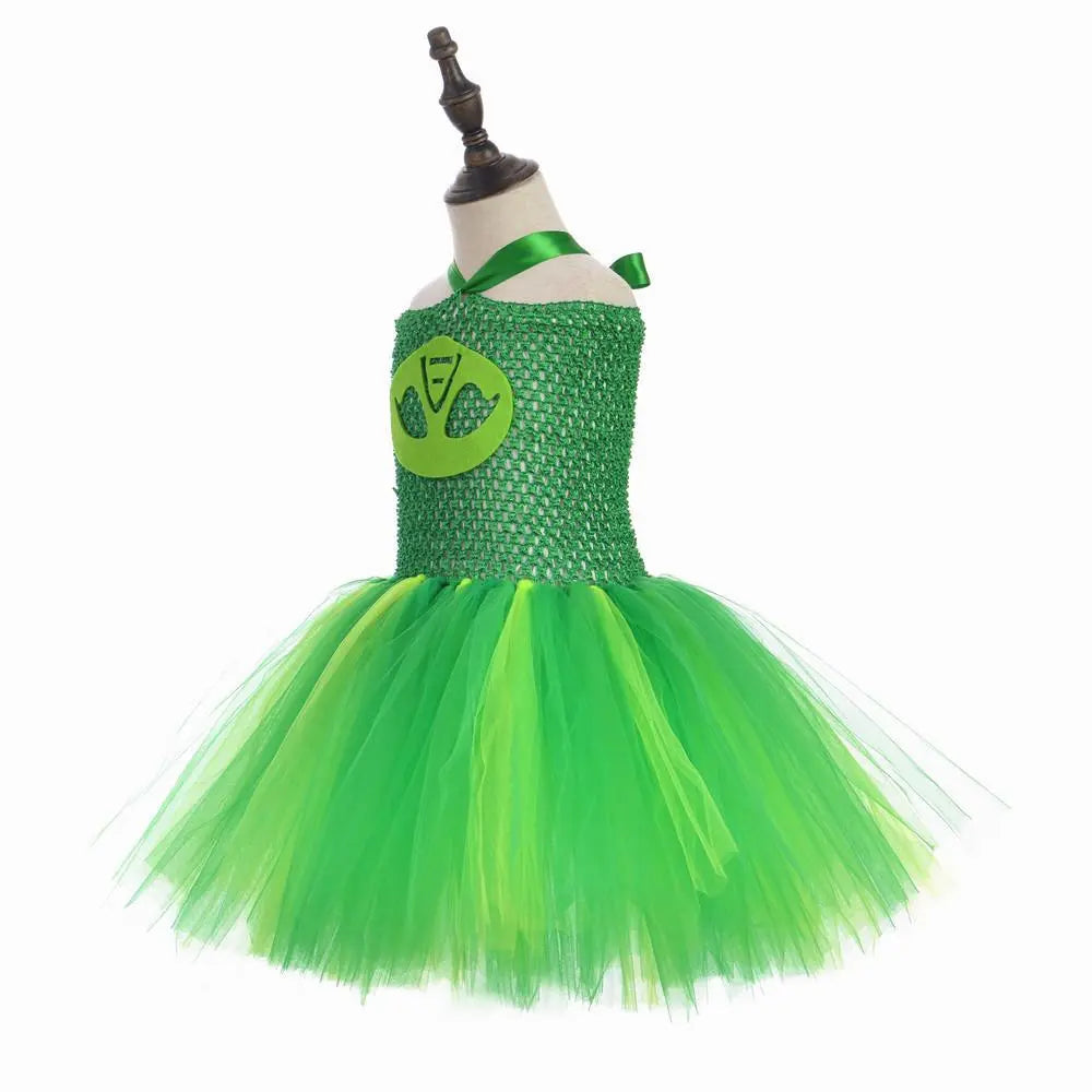 PJ Masks Superhero Cosplay Costumes Halloween Tutu Dress Suits - Pajamasbuy