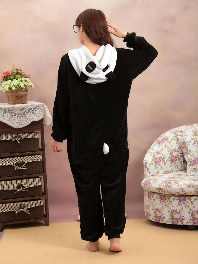 Panda Onesies Hoodie Pajamas Animal Costume Kigurumi - Pajamasbuy