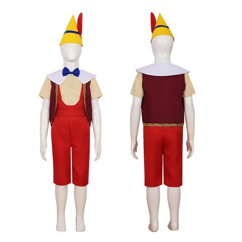 Pinocchio with the long nose Cosplay Costume Anime Suit Outfit Sets Up - Pajamasbuy