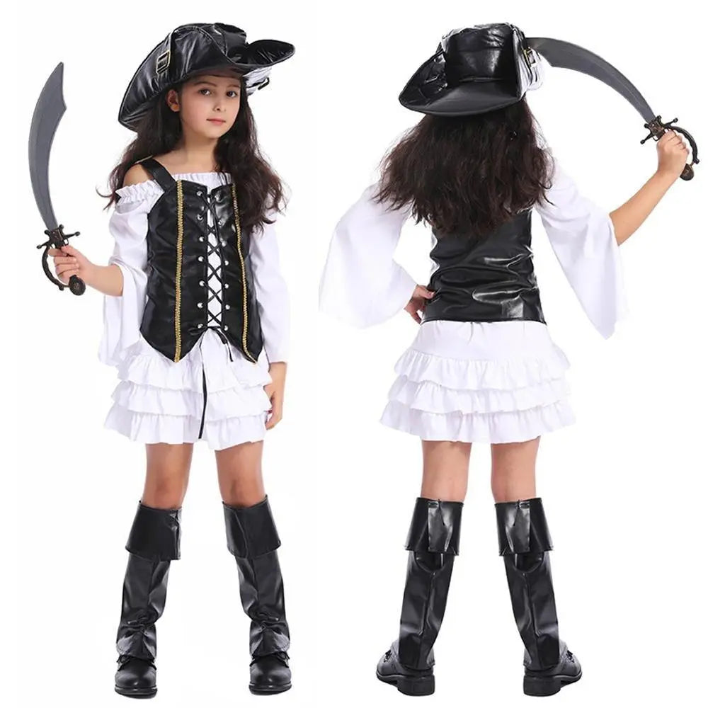 Pirate Outfit Cosplay Costume Fancy Dress Halloween For Kids - Pajamasbuy