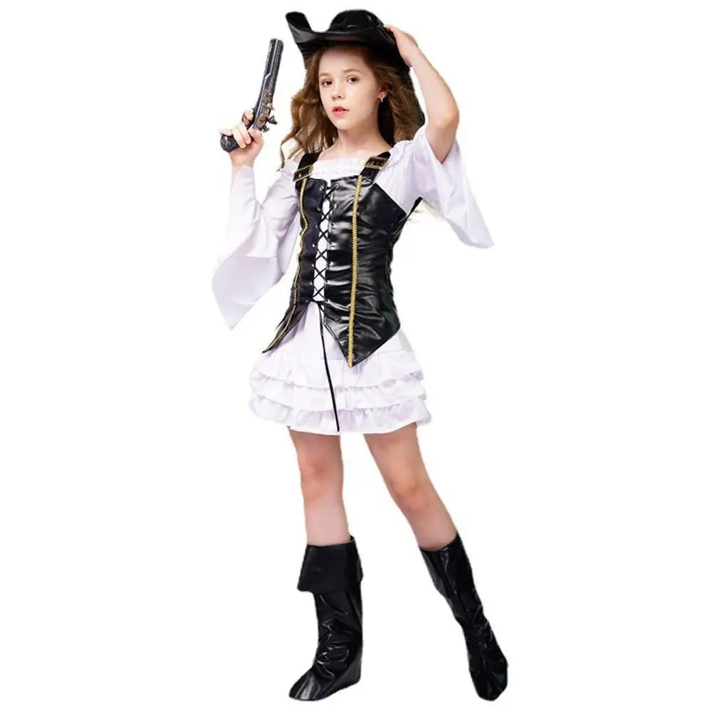 Pirate Outfit Cosplay Costume Fancy Dress Halloween For Kids - Pajamasbuy