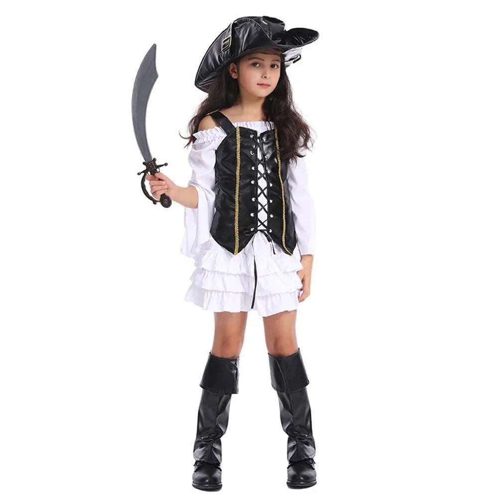 Pirate Outfit Cosplay Costume Fancy Dress Halloween For Kids - Pajamasbuy