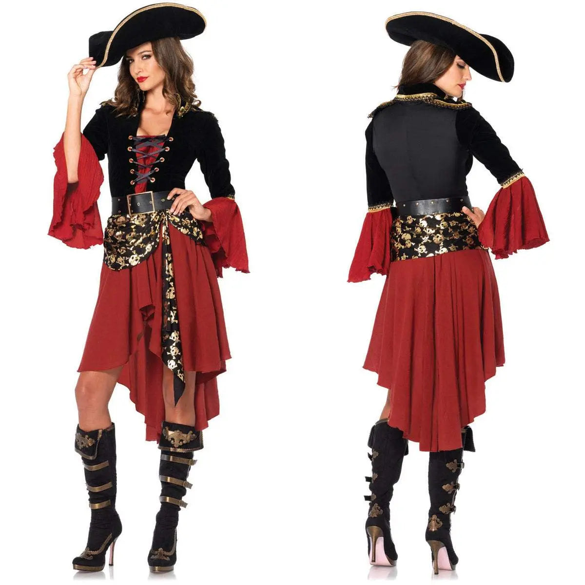 Pirate Outfit Costume Female Women Halloween Cosplay Fancy Dress - Pajamasbuy