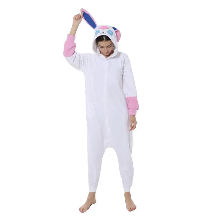 Pokemon Eevee Sylveon Kigurumi Onesie for Adults| PajmasBuy