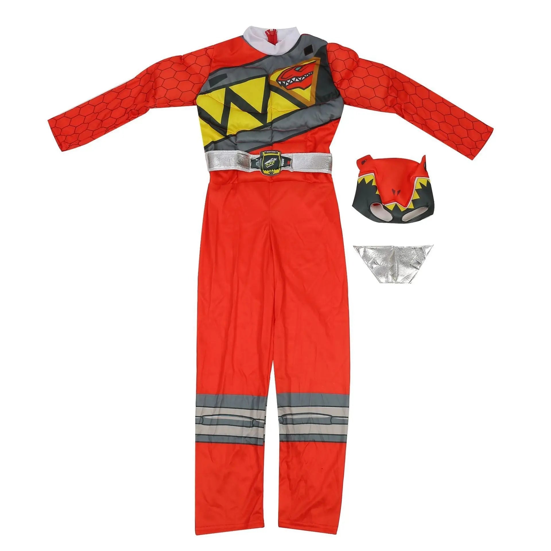 Power Rangers Costume For Boys Red Dino Charge Halloween Outfits - Pajamasbuy