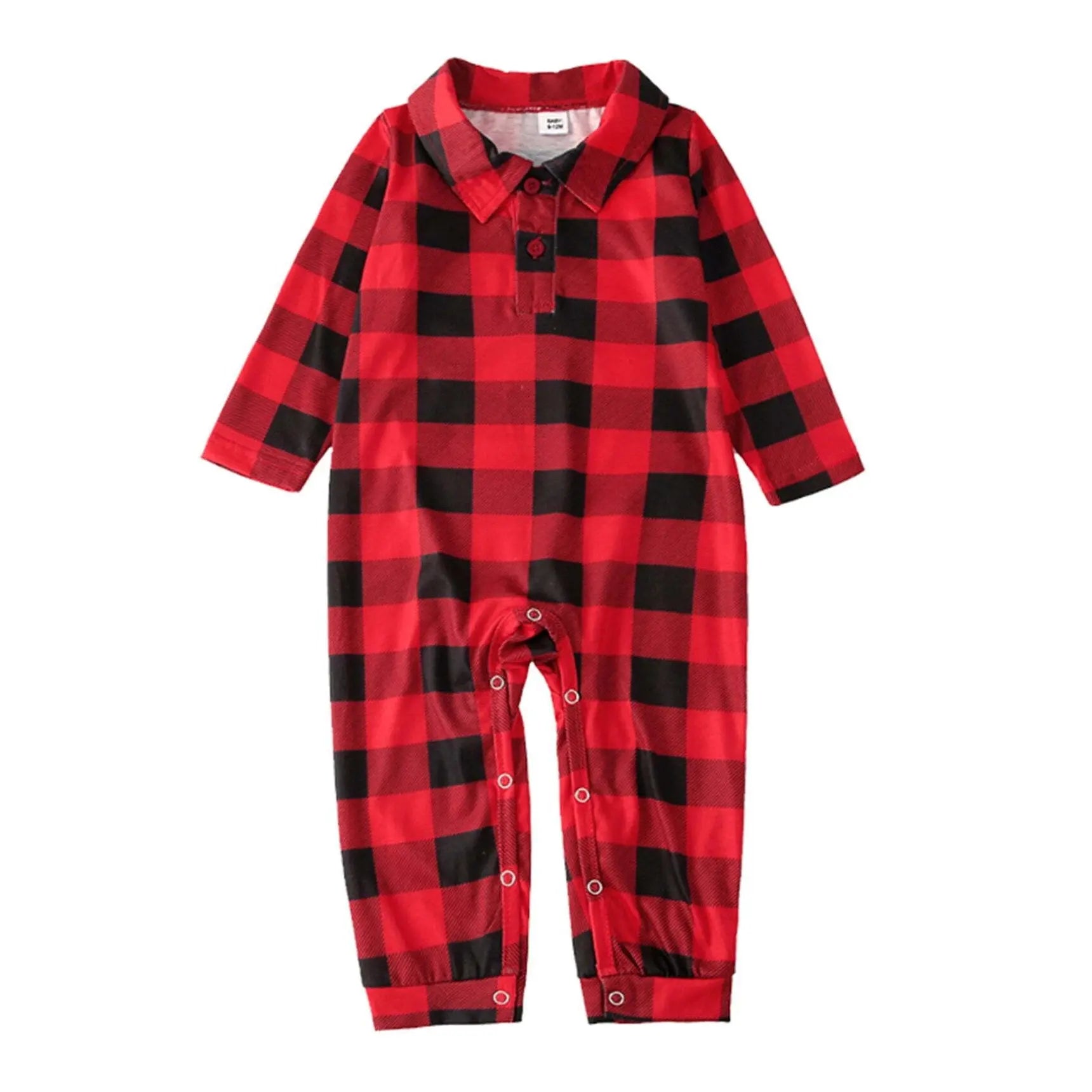 Red plaid Christmas Family Couples Matching Pajamas Party Sets - Pajamasbuy