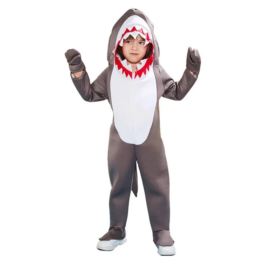 Sea Life Shark Child Jumpsuit Costume Party kids Cosplay Halloween - Pajamasbuy