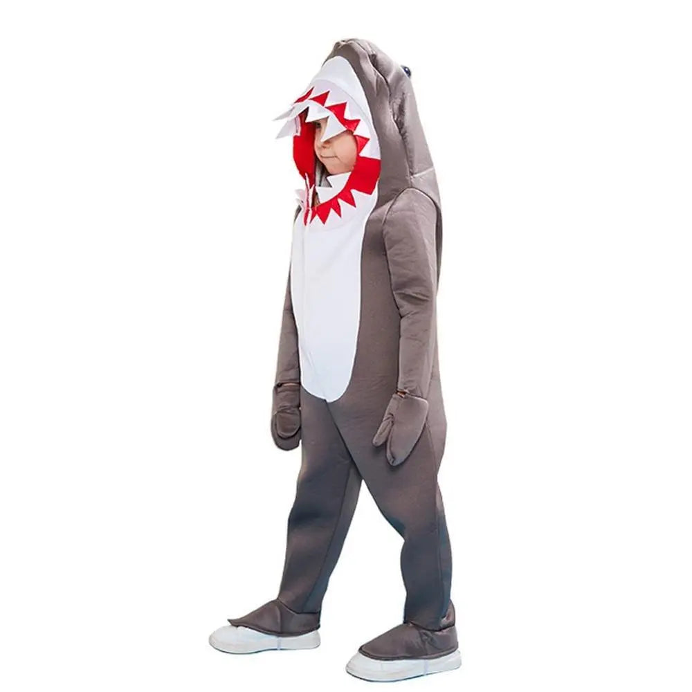 Sea Life Shark Child Jumpsuit Costume Party kids Cosplay Halloween - Pajamasbuy