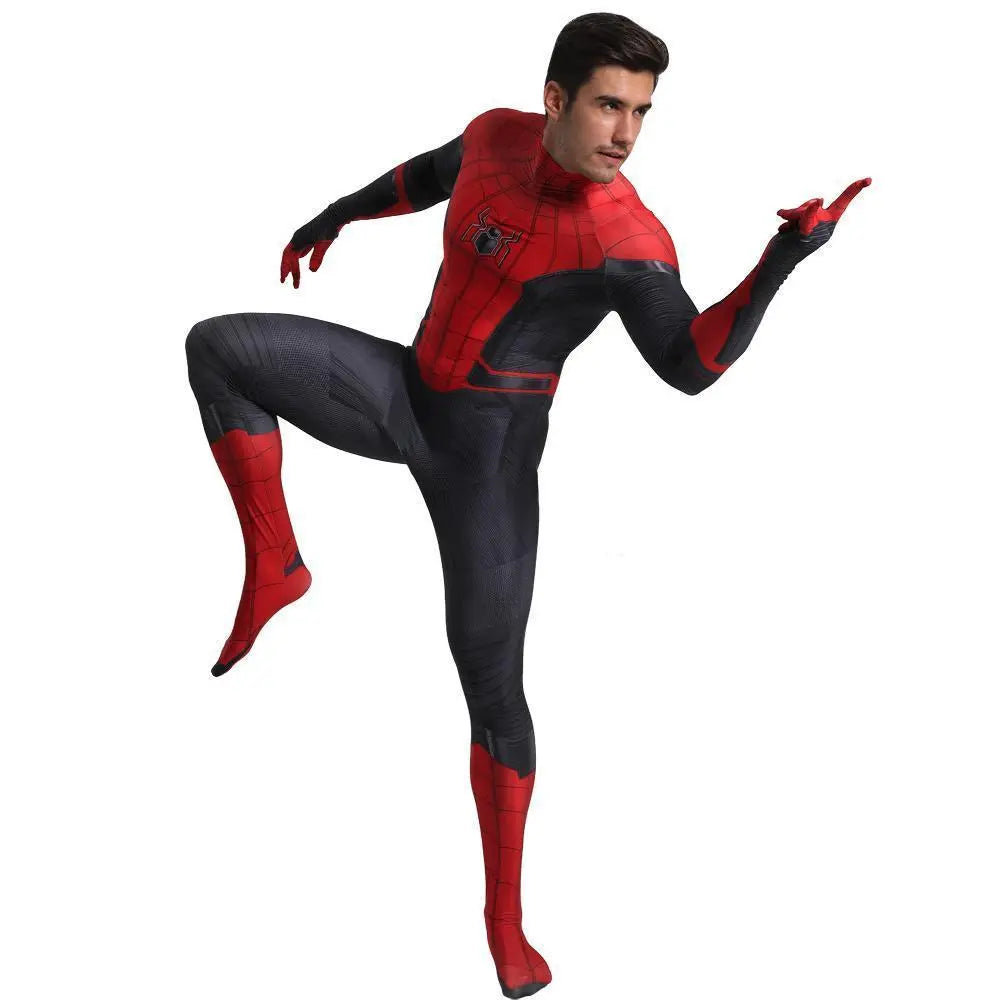 Spider - Man Far From Home Peter B Parker Cosplay Costume Halloween Outfits Bodysuit For Adult Kids - Pajamasbuy