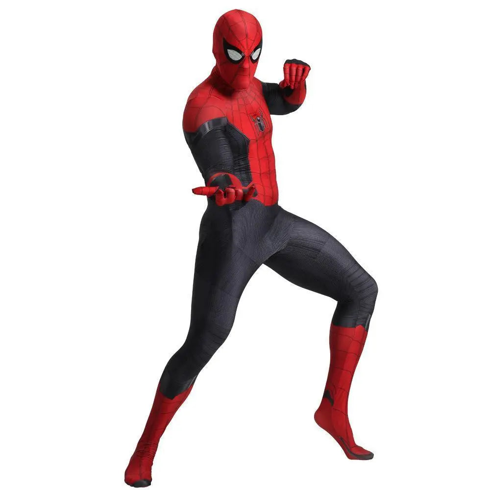 Spider - Man Far From Home Peter B Parker Cosplay Costume Halloween Outfits Bodysuit For Adult Kids - Pajamasbuy