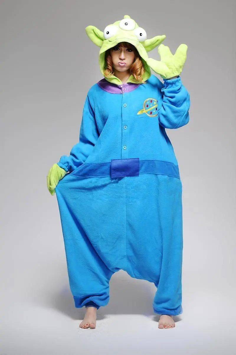 Squeeze Toy Story Alien Kigurumi Onesies Pajamas Costumes - Pajamasbuy