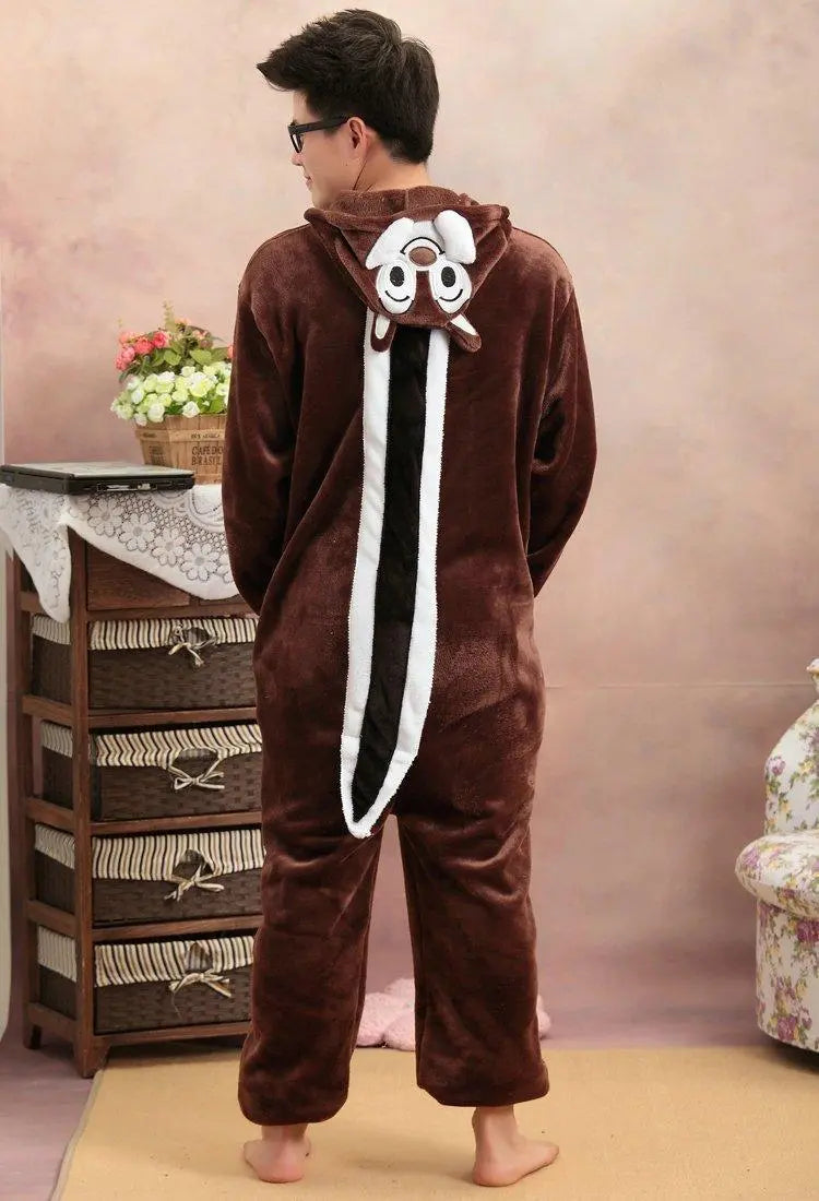 Squirrel Dale Adult Onesies Hoodie Costume Kigurumi Pajamas - Pajamasbuy