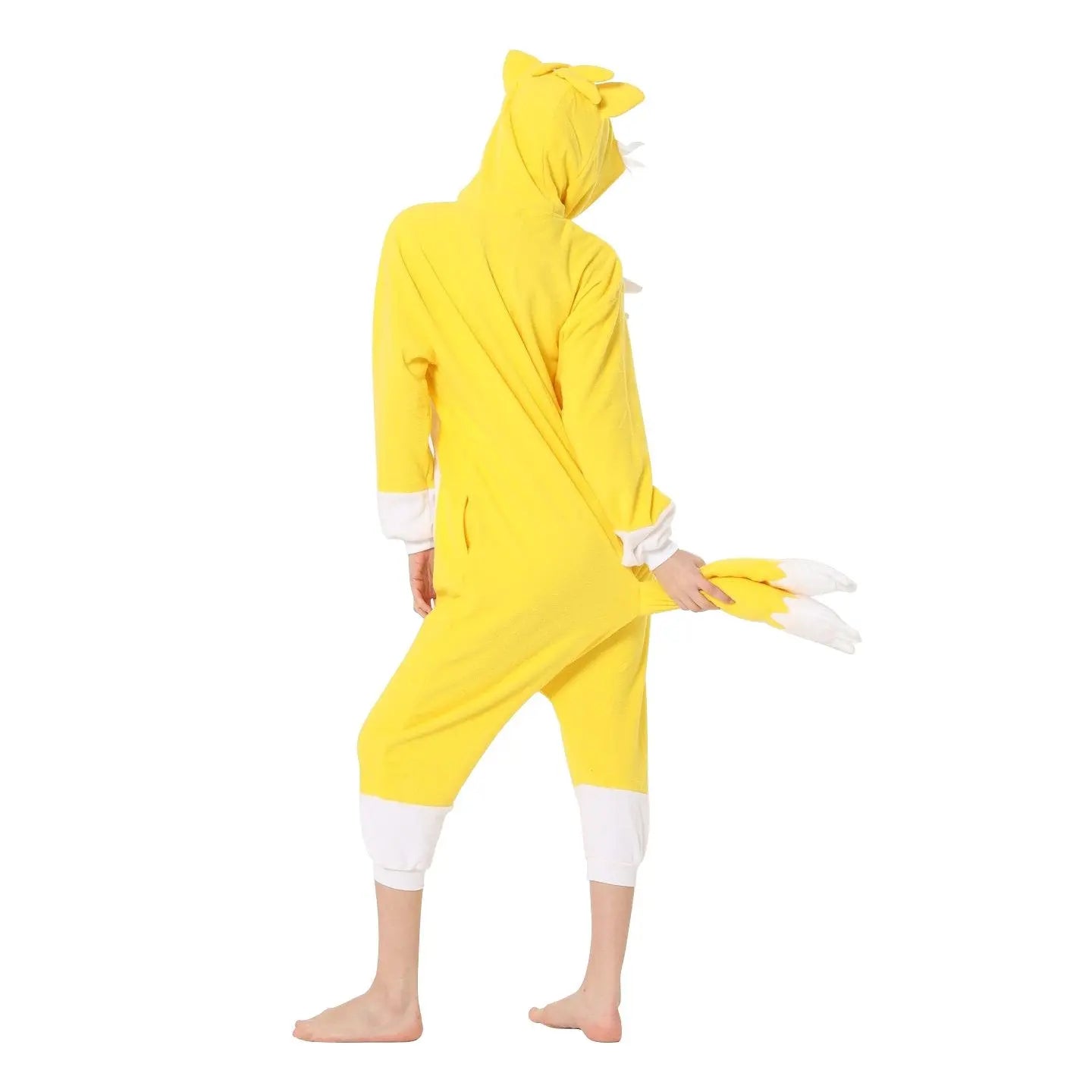 Tails Miles Prower Sonic the Hedgehog kigurumi onesies pajamas for Adults| PajmasBuy