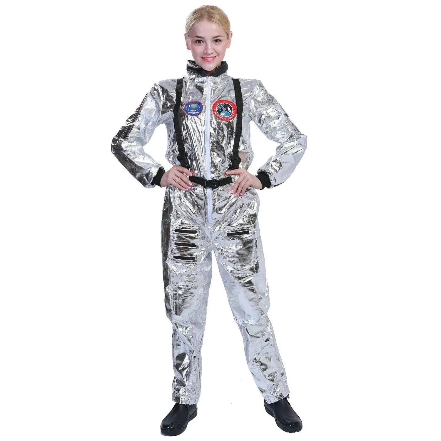 The Wandering Earth Astronaut Silver Pilot Family Couples Halloween Cosplay Costume - Pajamasbuy