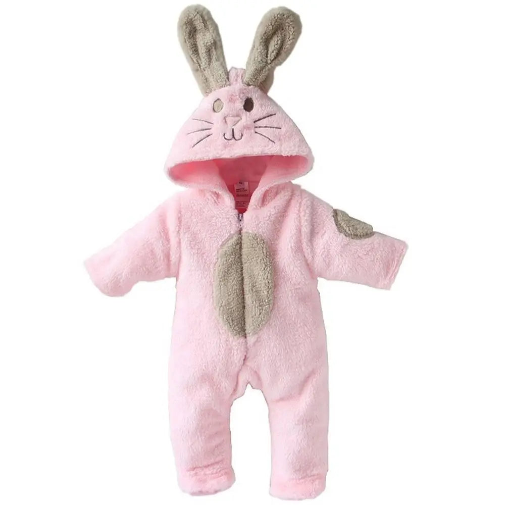 Toddler Baby Onesies Cute Rabbit Animal Rabbit Romper Hoodie Jumpsuit - Pajamasbuy