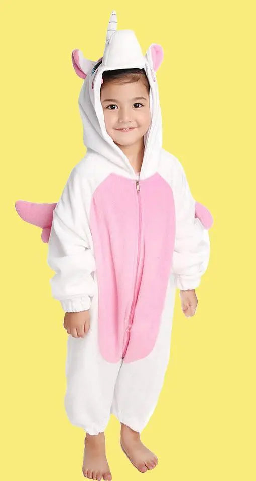 Unicorn Kids Kigurumi Onesies Hoodie Animal Pajamas costume - Pajamasbuy