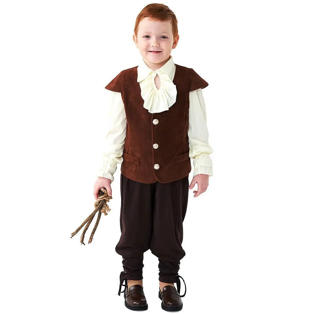 Vampire renaissance victorian pirate knight Children Halloween carnival costume for kids - Pajamasbuy