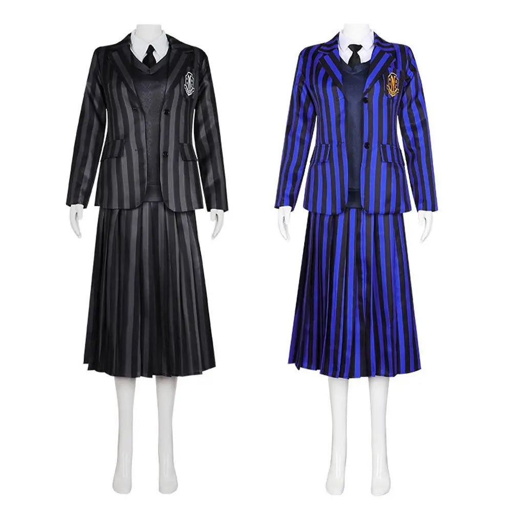 Wednesday Costume The Addams Family Cosplay Costumes Skirt Suit For Women - Pajamasbuy