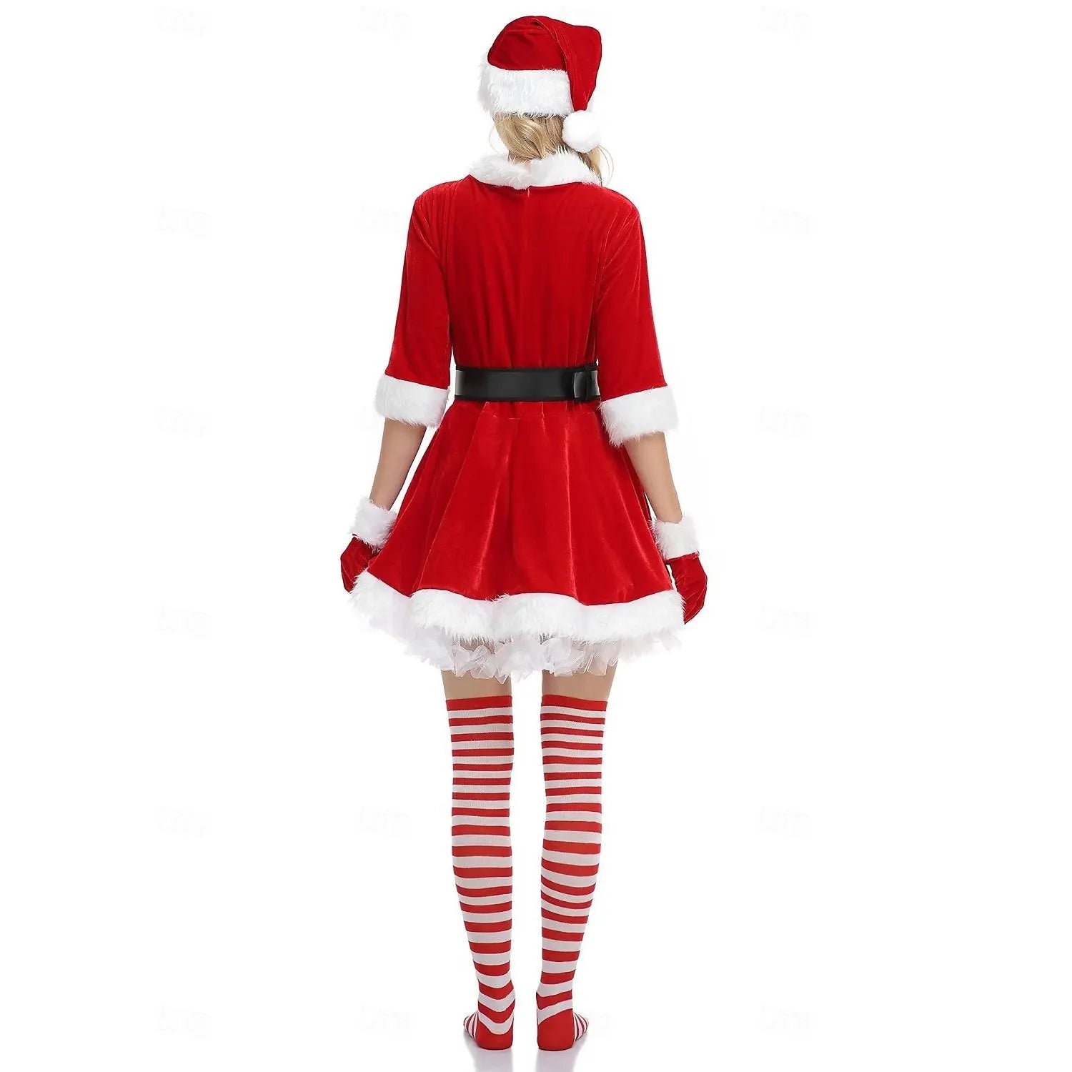 Women's Santa Claus Helper Cosplay Costumes Fancy Dress Outfit - Pajamasbuy