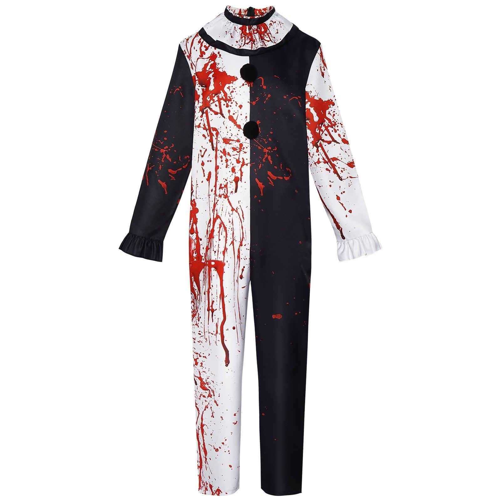 Adult Bloody Art the Clown Costume Terrifier Mens Women - Pajamasbuy