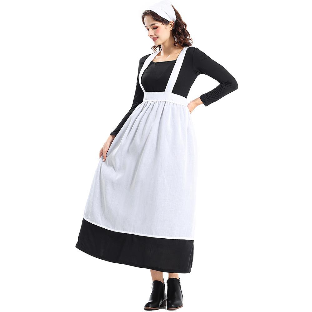 BuyAdult Female French Manor Maid Dress Retro Halloween Costume Now Cheaper With 3 - 5 Days Ship - PajamasBuy