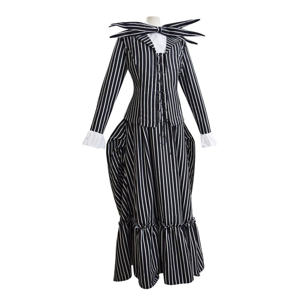 BuyAdult kids Jack Skellington Sally Suit Costume The Nightmare Before Christmas for women men Boy Girl full Set Now Cheaper With 3 - 5 Days Ship - PajamasBuy