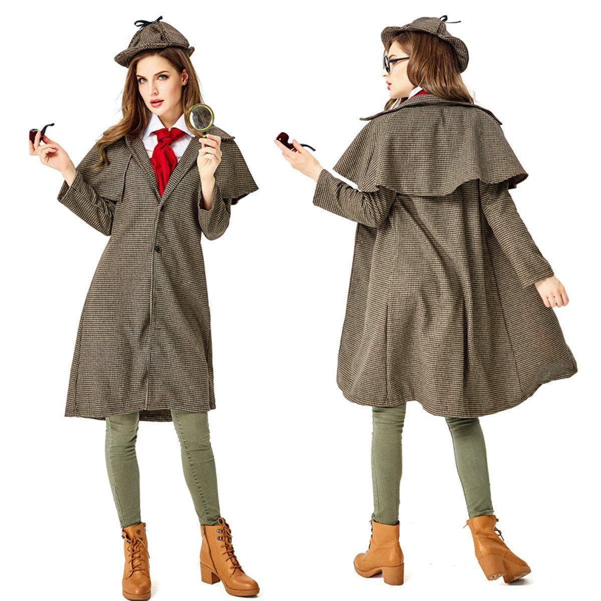 BuyAdult Sherlock Holmes Cosplay Costume Halloween Outfits Now Cheaper With 3 - 5 Days Ship - PajamasBuy