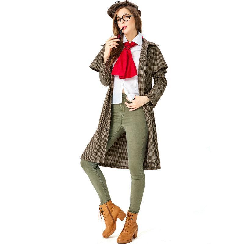 BuyAdult Sherlock Holmes Cosplay Costume Halloween Outfits Now Cheaper With 3 - 5 Days Ship - PajamasBuy