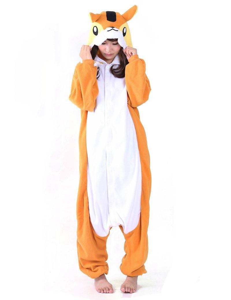 BuyAdult Squirrel Kigurumi Animal Onesies Pajamas Animal costume Now Cheaper With 3 - 5 Days Ship - PajamasBuy