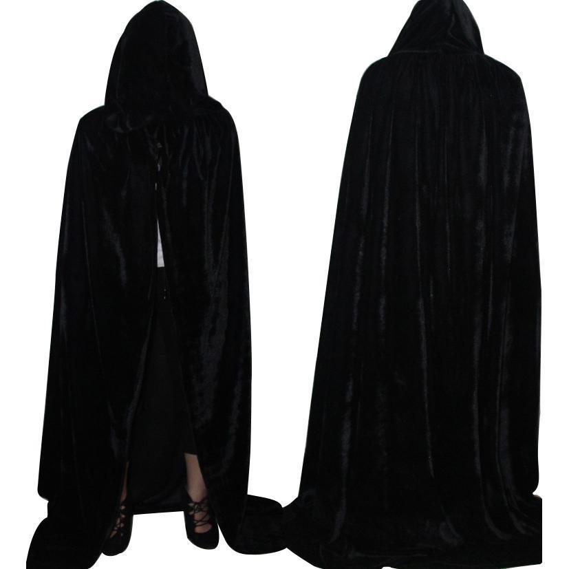 BuyAdult Unisex Hooded Robe Long Cloak Cape Halloween Costume Now Cheaper With 3 - 5 Days Ship - PajamasBuy