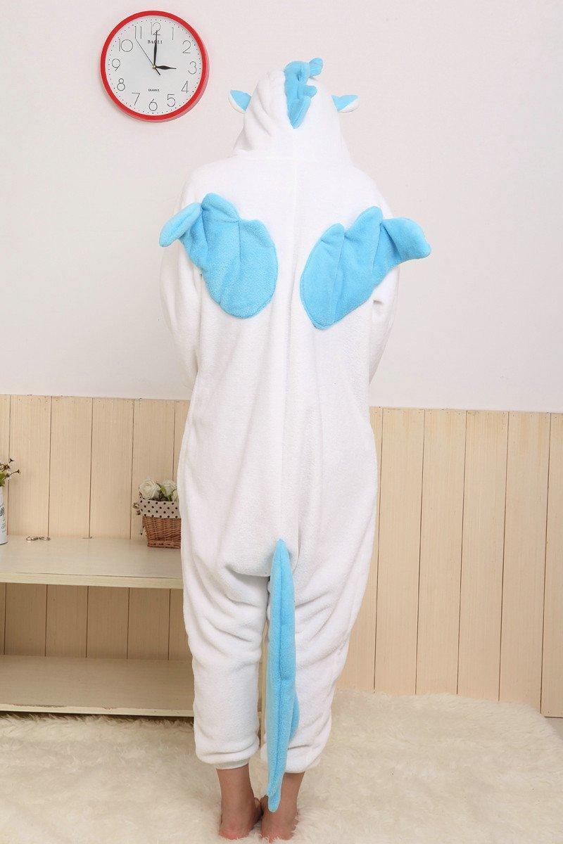 Adult Unsex Blue Unicorn Kigurumi Onesies Animal Costume Pajamas - Pajamasbuy