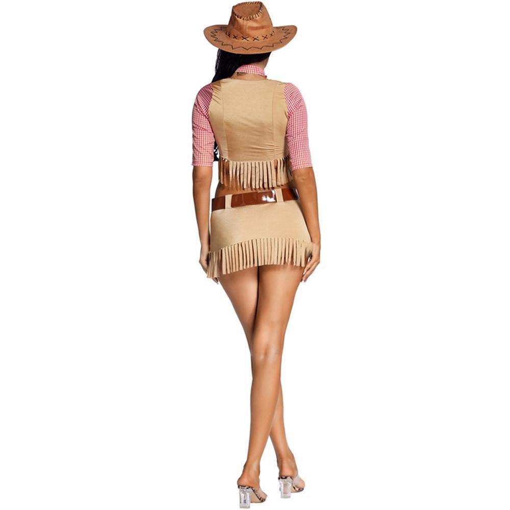 American Western pioneer cowboy Halloween Costume - Pajamasbuy