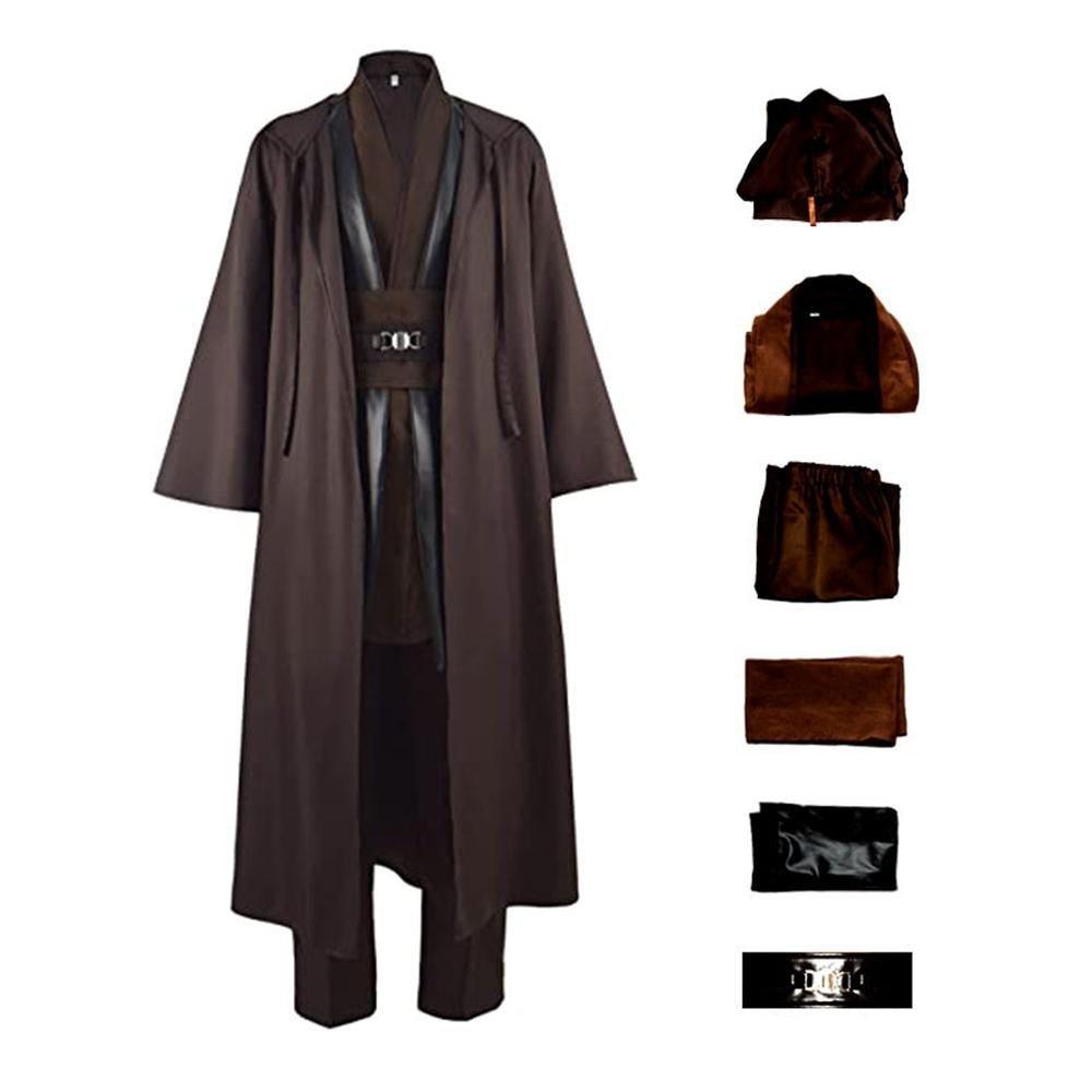 Anakin Skywalker Obi - Wan Costume Cloak Cosplay Halloween Suit - Pajamasbuy