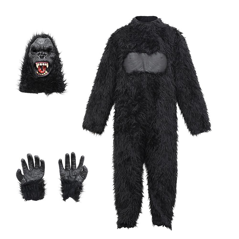 Animal party play King Kong Suffed Gorilla Costume for Kids - Pajamasbuy