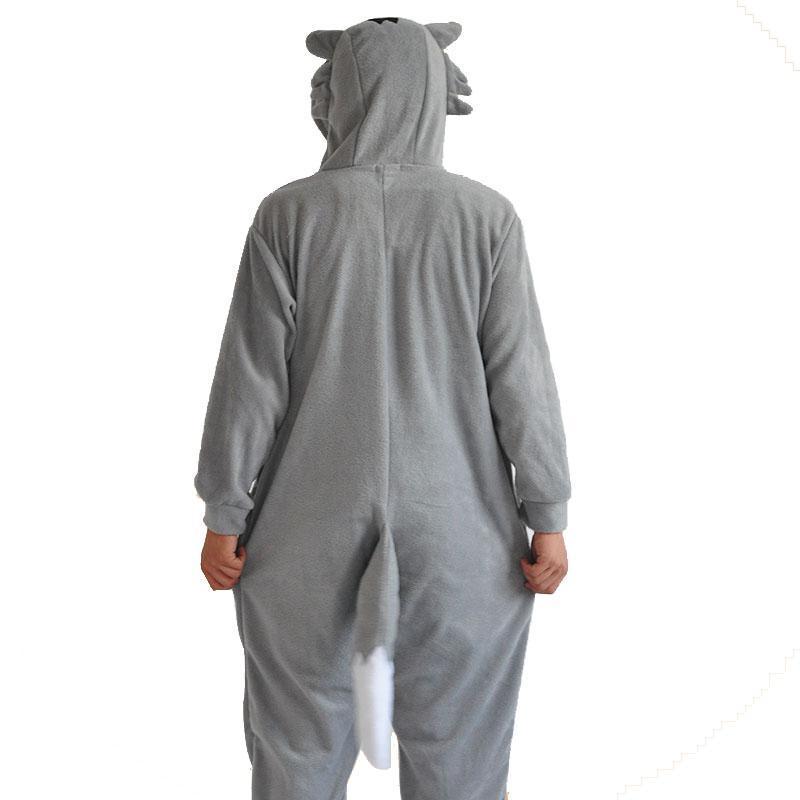 BuyAnimal Unisex Wolf Onesies Hoodie Kigurumi Costume Pajamas Now Cheaper With 3 - 5 Days Ship - PajamasBuy