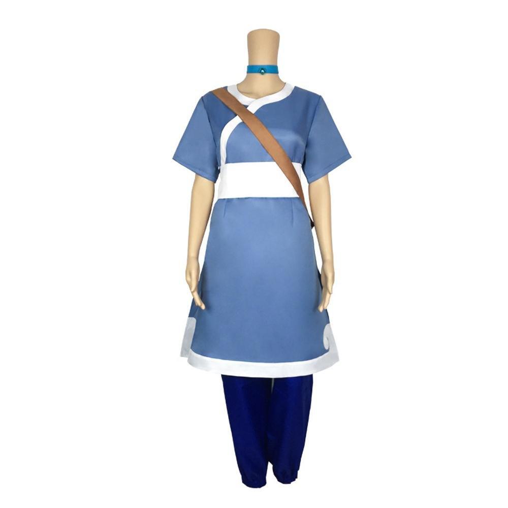 Anime Katara Avatar The Last Airbender Costume Party Carnival Cosplay Full Set - Pajamasbuy