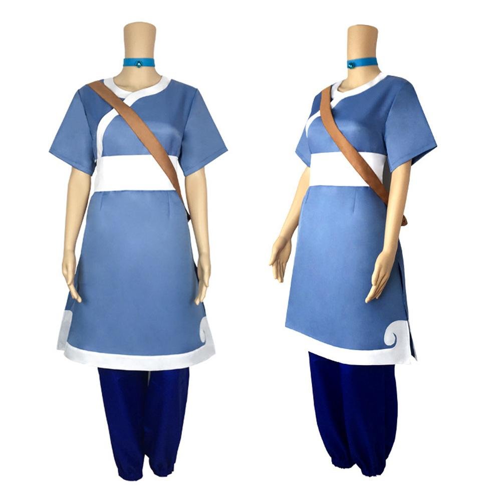 BuyAnime Katara Avatar The Last Airbender Costume Party Carnival Cosplay Full Set Now Cheaper With 3 - 5 Days Ship - PajamasBuy