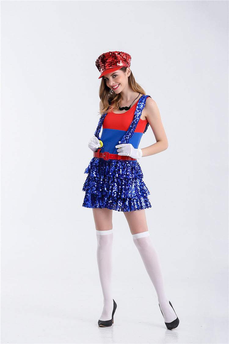 BuyAnime Super Mario Halloween Women Adult Party Cosplay Costume Now Cheaper With 3 - 5 Days Ship - PajamasBuy