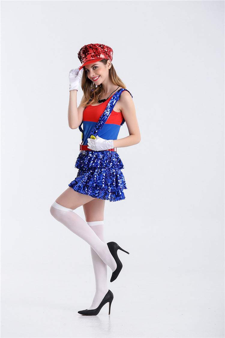 BuyAnime Super Mario Halloween Women Adult Party Cosplay Costume Now Cheaper With 3 - 5 Days Ship - PajamasBuy