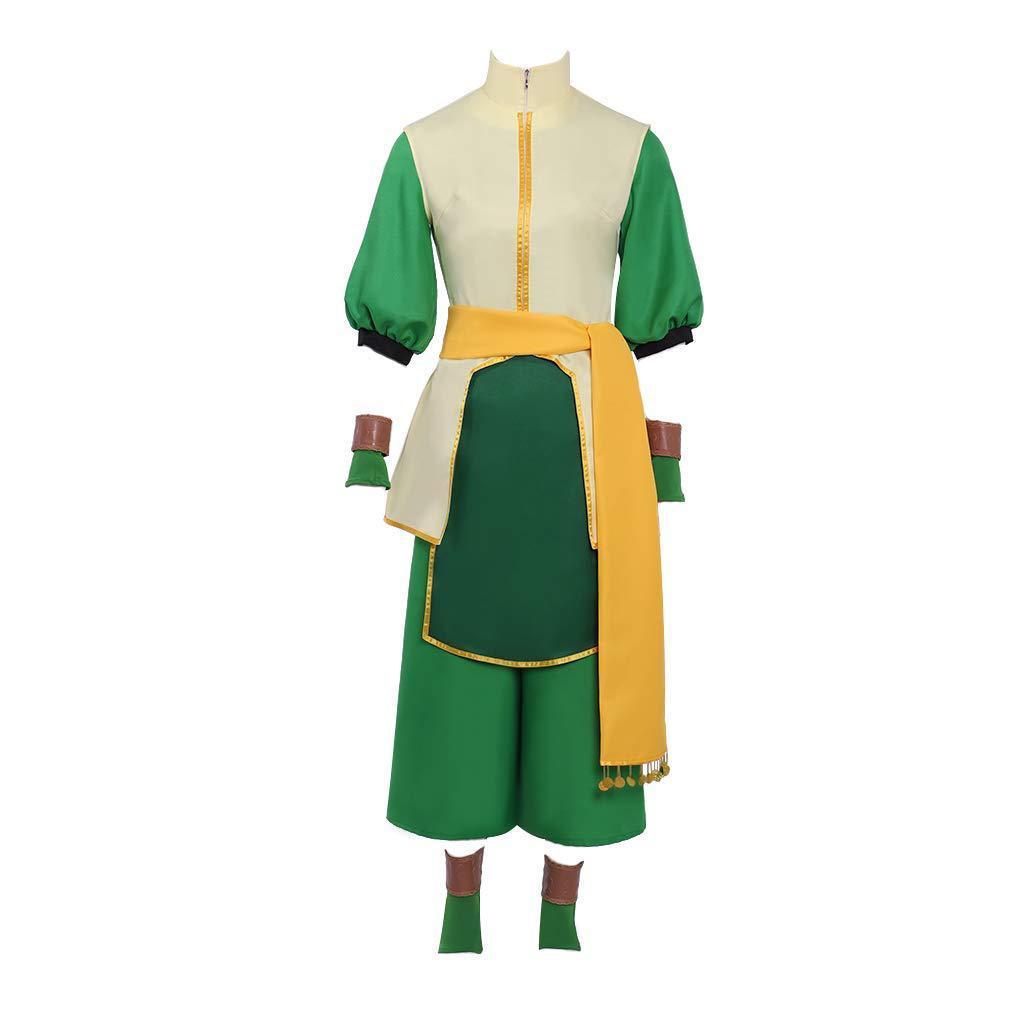 Anime Toph Beifong Avatar The Last Airbender Costume Party Carnival Cosplay Full Set - Pajamasbuy