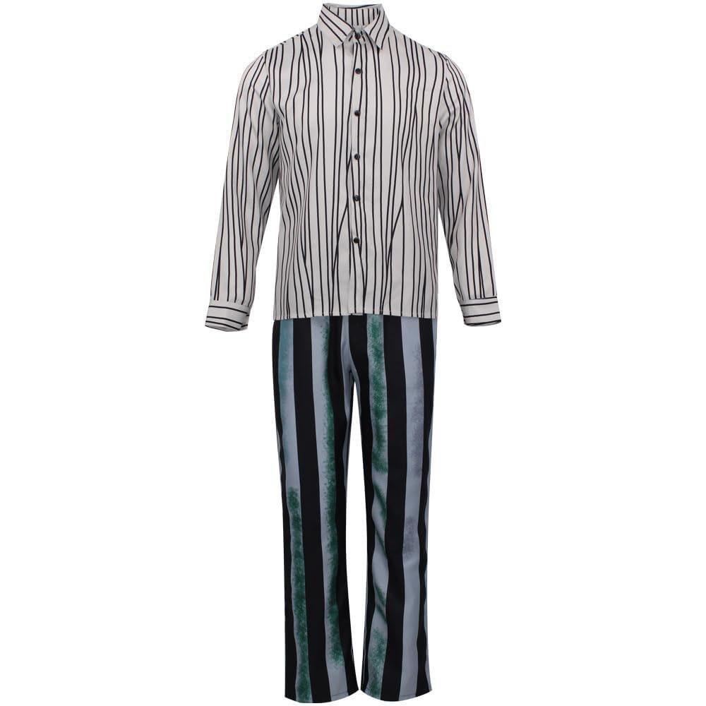 Beetlejuice 2 Michael Keaton Costume for men Party Halloween Suit - Pajamasbuy