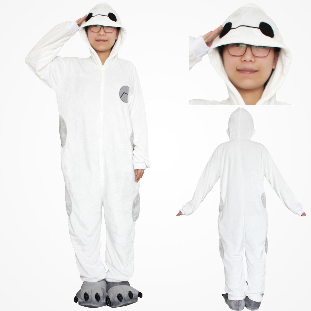 BuyBig Hero 6 Baymax Robot Kigurumi Onesies Pajamas Costume Now Cheaper With 3 - 5 Days Ship - PajamasBuy