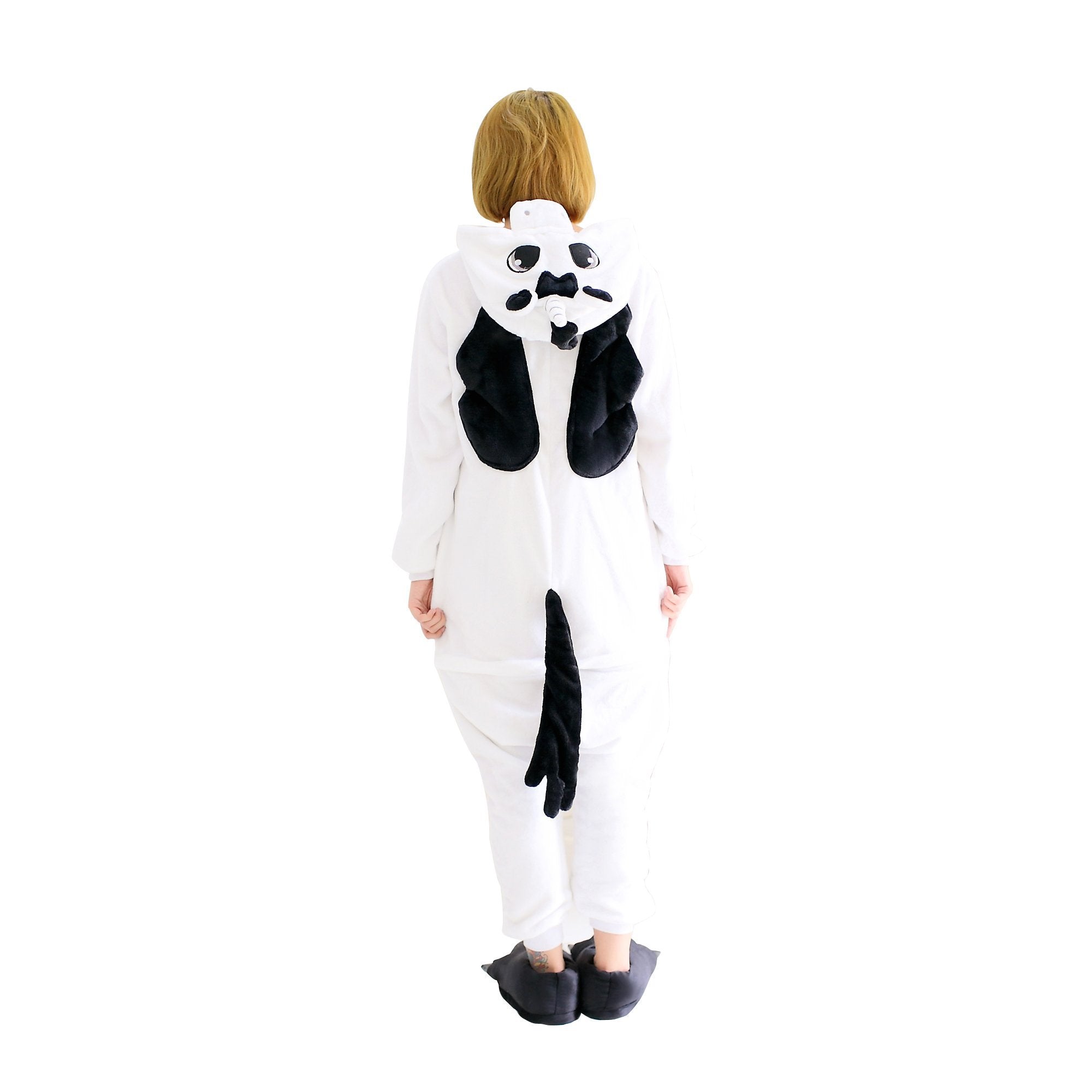 BuyBlack White Unicorn Pegasus Kigurumi Onesies Hoodie Costume Pajamas Now Cheaper With 3 - 5 Days Ship - PajamasBuy