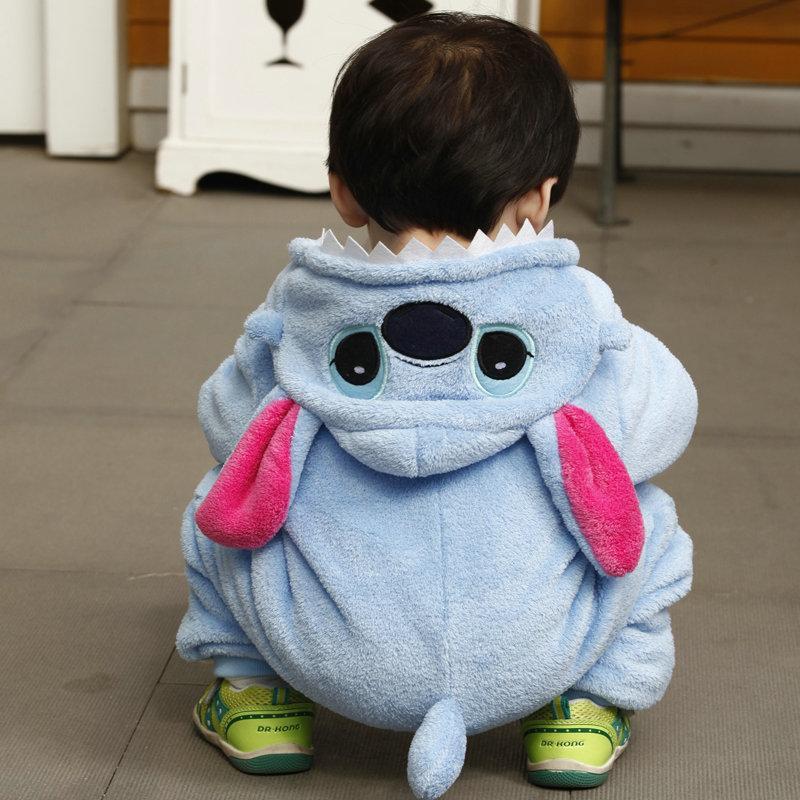 BuyBlue Stitch Cute Baby Infant Toddler Animal Onesie Costume Now Cheaper With 3 - 5 Days Ship - PajamasBuy