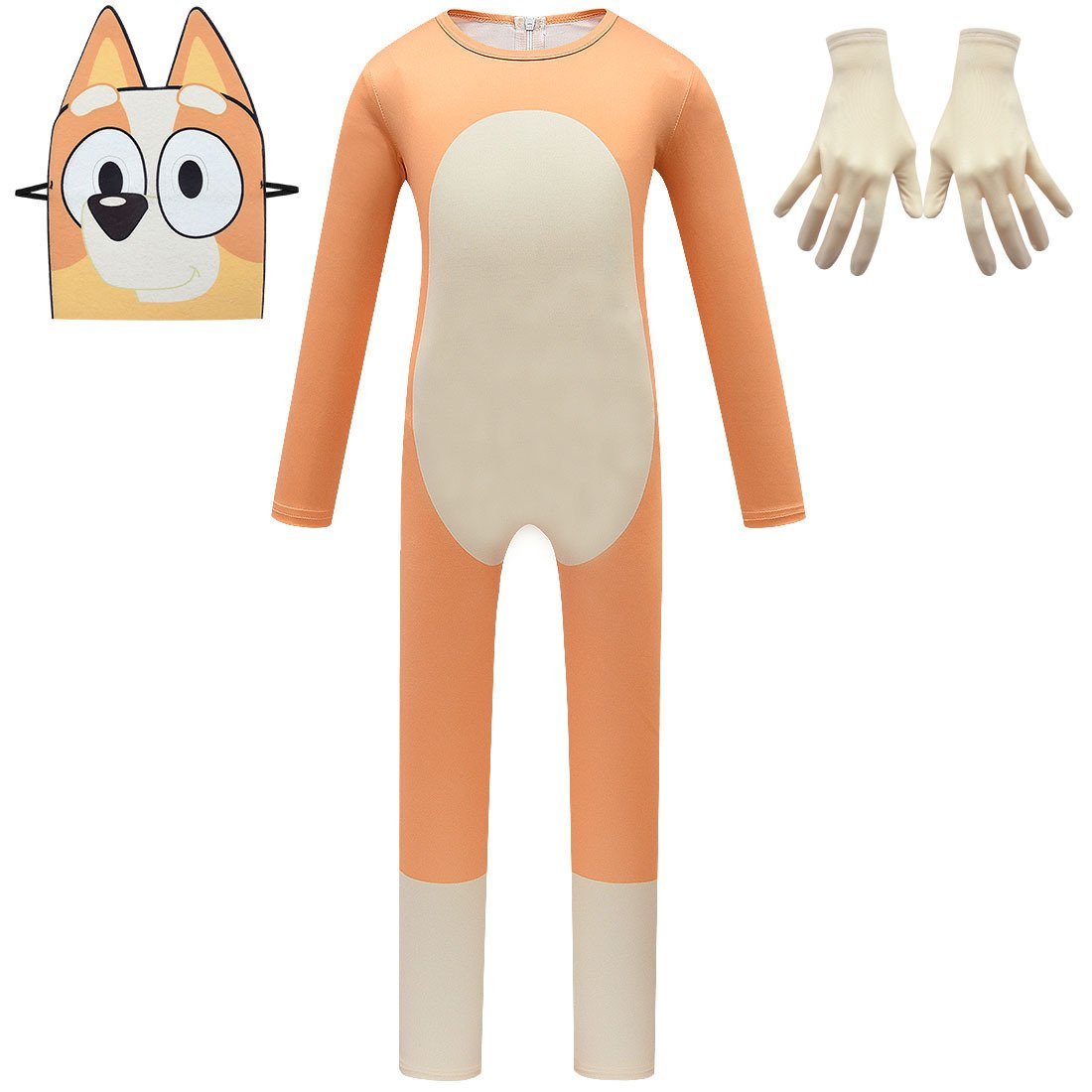 BuyBoys Bluey Girls Bingo Dog Kids Halloween Cosplay Party jumpsuit Onesie Costume Now Cheaper With 3 - 5 Days Ship - PajamasBuy