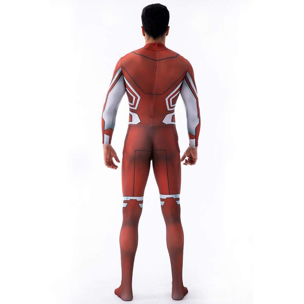 Captain Canuck Cosplay Costumes Jumpsuit Superhero Halloween Tights Zentai For Adult Kids - Pajamasbuy