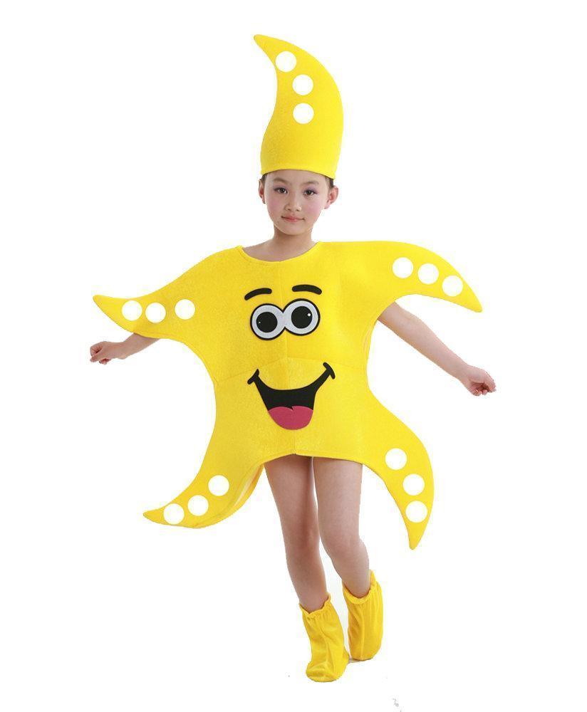 Cartoon Starfish Octopus Children Kids Gift Kigurumi Costume - Pajamasbuy