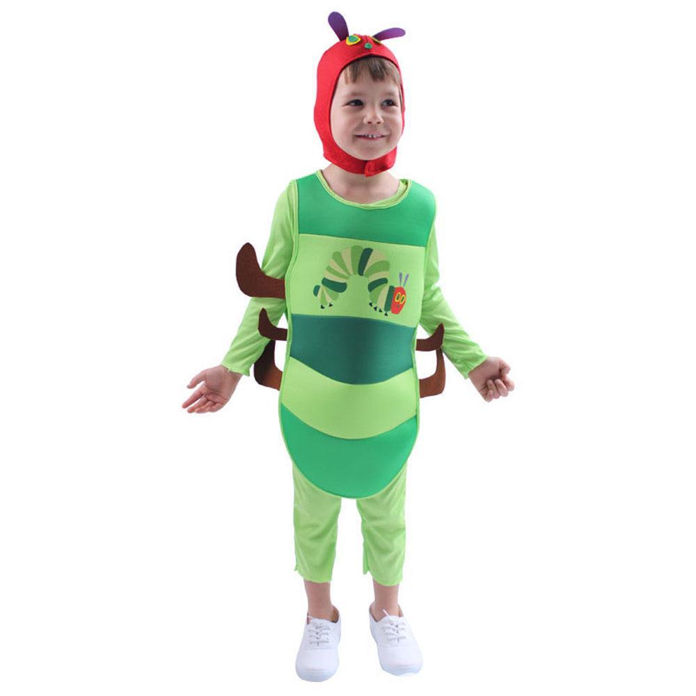 BuyCaterpillar Cosplay Costume Boys Girls Halloween Jumpsuit Book Week Dress Up for Kids Now Cheaper With 3 - 5 Days Ship - PajamasBuy