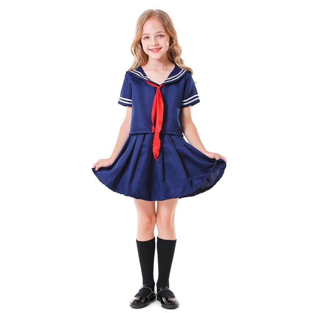 BuyChildren's Japanese anime style JK dark blue sailor costume Now Cheaper With 3 - 5 Days Ship - PajamasBuy